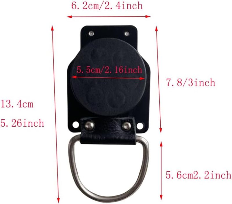 Magnetic Belt Clips Heavy Duty Belt Tool Holder Strong Clip-On Magnetic Holder  Tool Belt for Hammers,Tape Measure, Nails, Screwdrivers, Wrench, Metal Accessories 1 PCS - Image 2