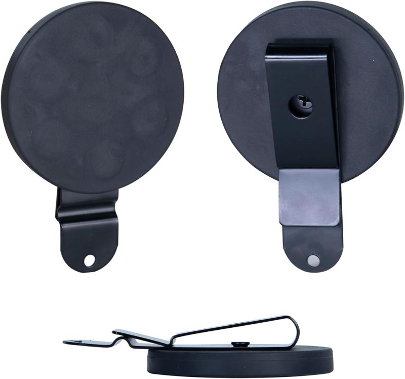 Magnetic Tool Holder,Strong Magnet Clip,Belt Clip Tool Holster,Non-Slip Heavy-Duty Magnetic Tool Holder for Belt Clip,2PCS