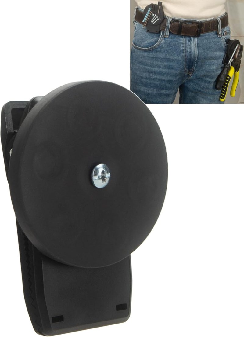 Magnetic Belt Tool Holder 35LB Strong Magnet Clip on Pocket Bag Apron Strap Backpack Organizer for Screws Nails Hatchet Hammer Wrench Drill Pliers Hive Tool