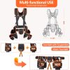 Tool Belt With Suspenders, 22 Pockets Tool Bag, Multi-Functional Adjustable Waist Tool Belt, Heavy Duty Tool Organizer for Framers, Carpenter, Electrician,Construction - Image 2