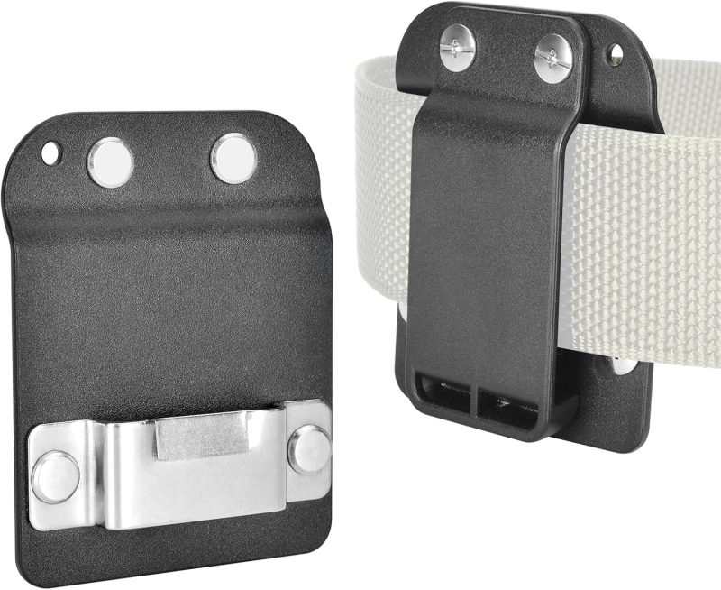 Tape Measure Holder - Tactical Tape Measuring Belt Clip, Low-Profile Tape Holster, Clip-on Tool Belt Accessories | Pockets, Pants Protectors