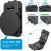 Heavy Duty Magnetic Tool Belt Clip - 2 Piece Non-Slip Magnetic Tool Clip, Clip-On Magnet Belt Clip for Hammers, Screwdrivers, Screwdrivers, Wrenches, Drills, Pliers, Sockets and other Metal Tools - Image 2