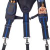 Tool Belt Suspenders, Tool Pouch Suspenders for Tool Belt, Includes Phone Pouch Pen Holder Tool Belt Loops（Without Tools