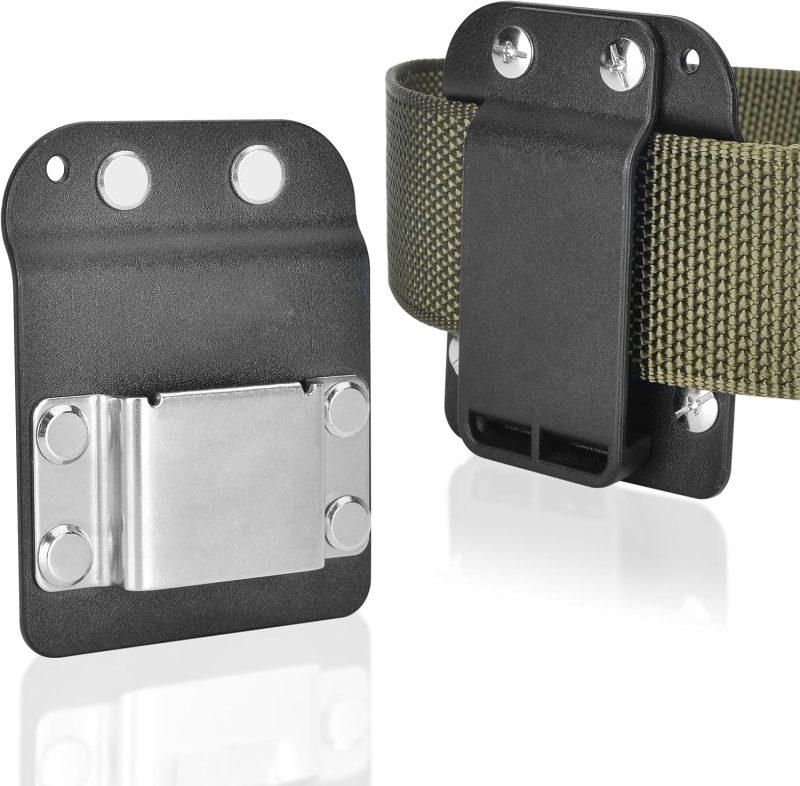 Drill Belt Holder - Tactical Drill Clip for Tool Belt, Clip-on Drill Hook for  Cordless Drill Driver | Fits Up to 2" Tool Belt