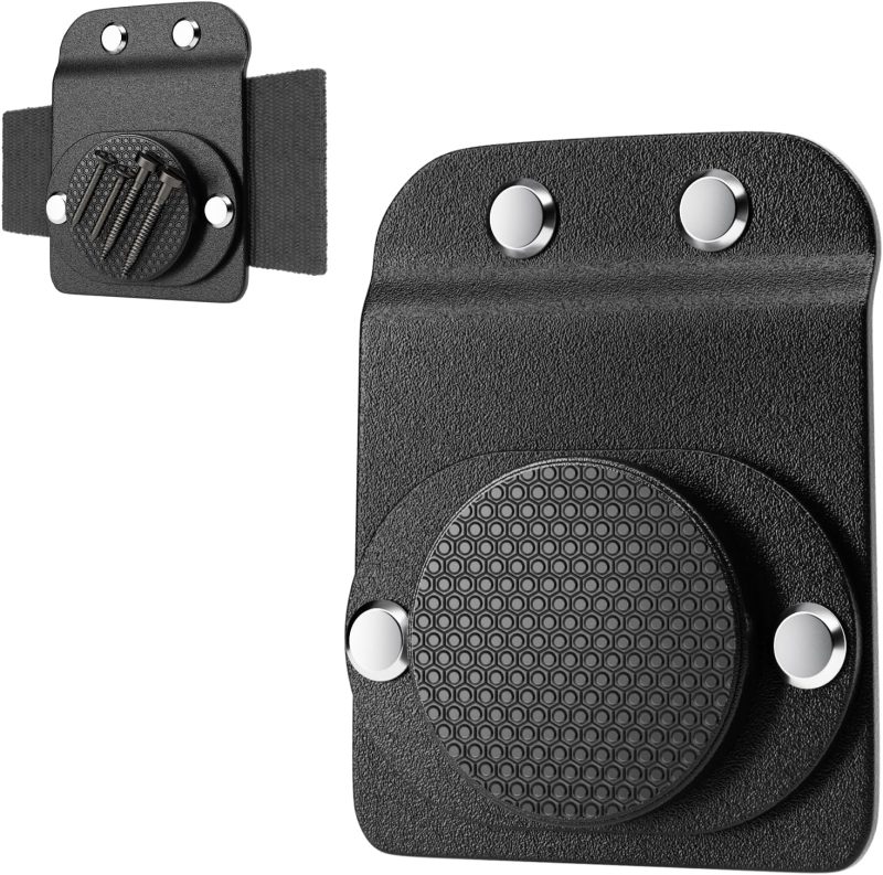 Magnetic Tool Holder, for Screws, Nails, Hammer, Sockets, Pliers, Screw Driver, Trowel, Drill Bit, Wrench, Strong Magnet Clip-On Belt Holster Great for Electricians, Plumbers, Carpenters