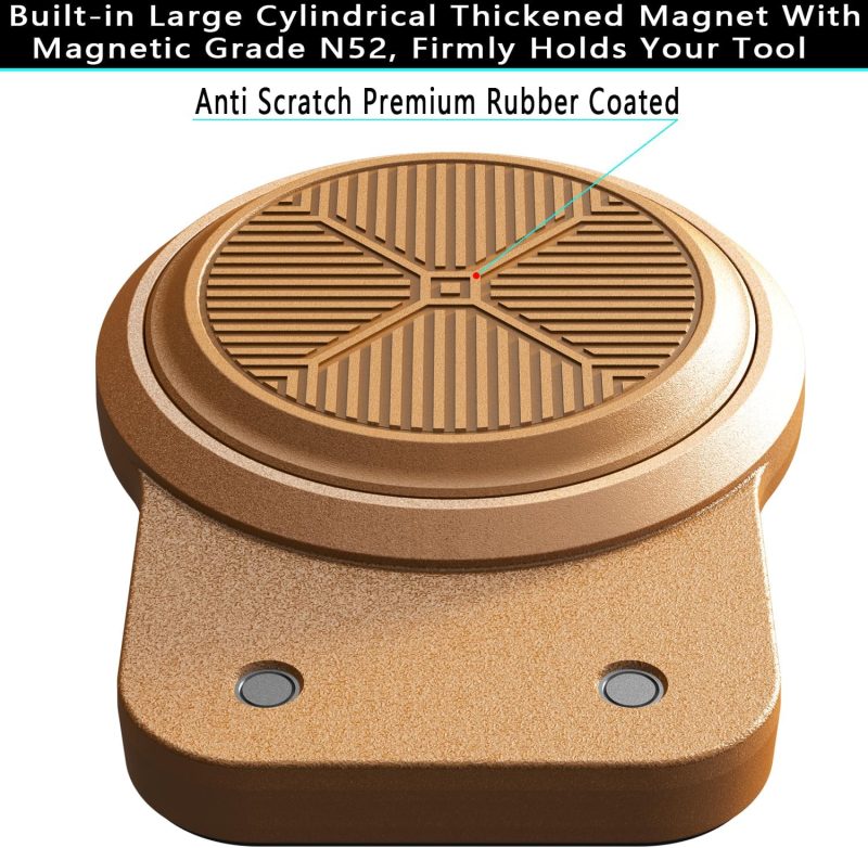 Magnetic Tool Holder | Strong Magnet Clip-On Belt Holster for Wrench, Pliers, Screw Driver, Hammer, Screws, Nails, Sockets, Trowel, Drill Bit, or Any Magnetic Tool and Hardware Holder - Image 2