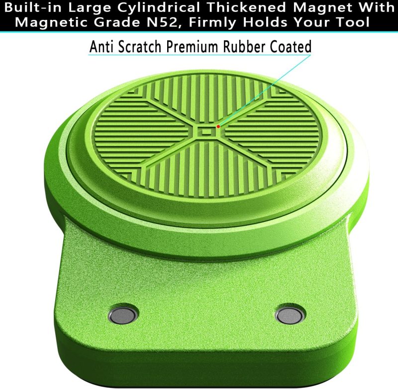 Magnetic Tool Holder | Strong Magnet Clip-On Belt Holster for Wrench, Pliers, Screw Driver, Hammer, Screws, Nails, Sockets, Trowel, Drill Bit, or Any Magnetic Tool and Hardware Holder - Image 2